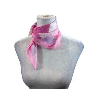 Ladies Pierre Cardin Pastel Square Scarf Made in Italy